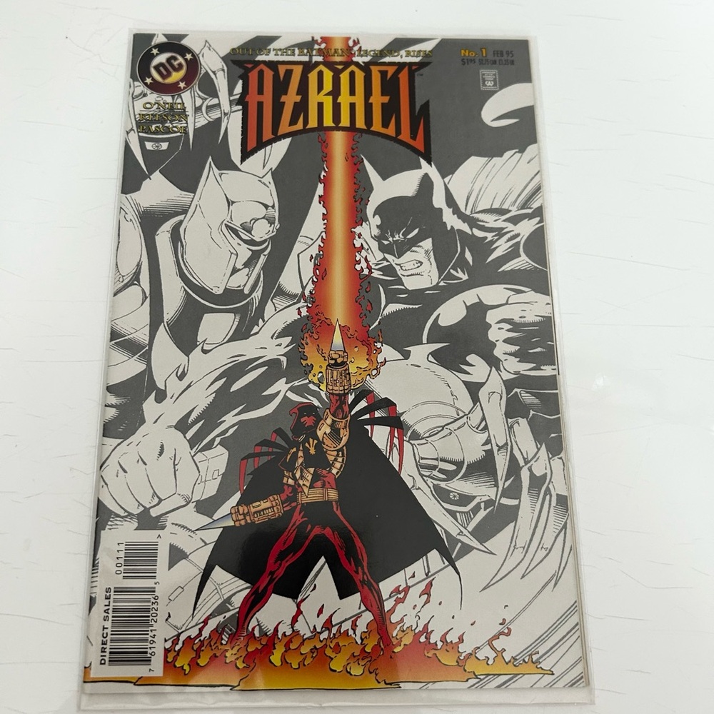 Vintage 1995 DC Comics Azrael #1 Comic Book Collectible Batman Universe